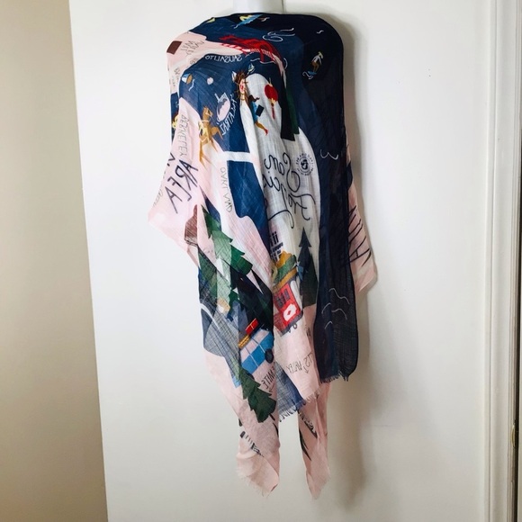 NWT Spartina 449 scarf wrap women California - Picture 10 of 10